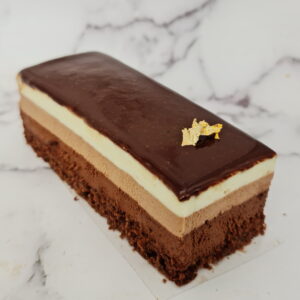 Gâteau trois chocolats