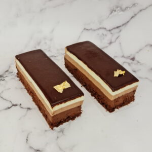 Gâteau trois chocolats