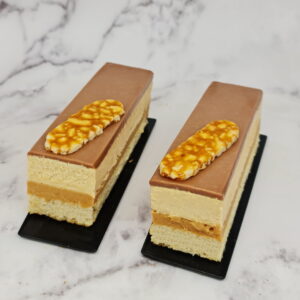 Gâteau cacahuètes et caramel