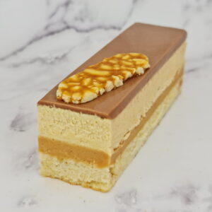 Gâteau cacahuètes et caramel