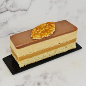 Gâteau cacahuètes et caramel