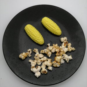 Trompe l'œil maïs et popcorn