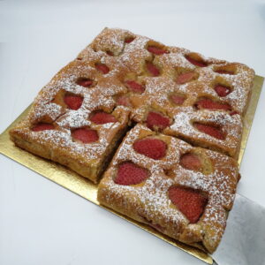 Gâteau moelleux aux fraises