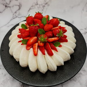 Pavlova aux fraises