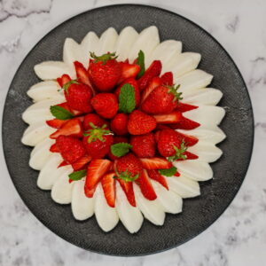 Pavlova aux fraises