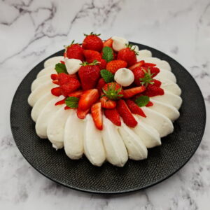 Pavlova aux fraises