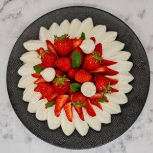 Pavlova aux fraises