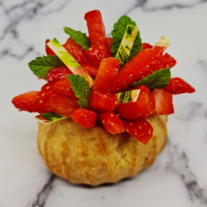 Choux aux fraises