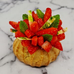 Choux aux fraises