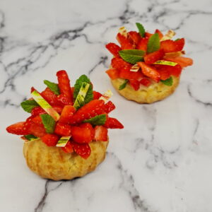 Choux aux fraises