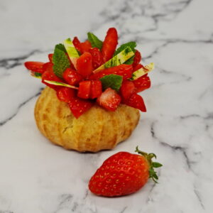 Choux aux fraises