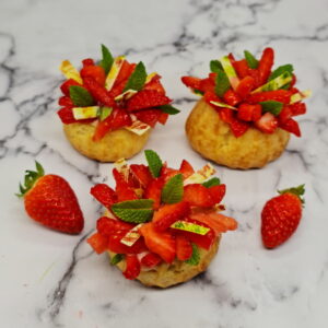 Choux aux fraises