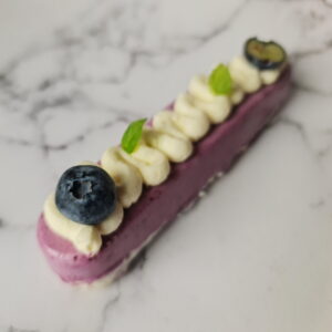 Myrtilles et meringue