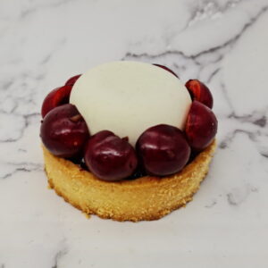 Tartelette vanille et cerise