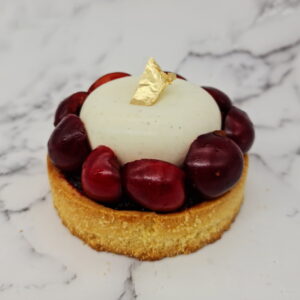 Tartelette vanille et cerise