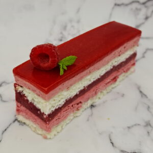 Gâteau framboises et coco