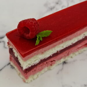 Gâteau framboises et coco