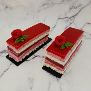 Gâteau framboises et coco