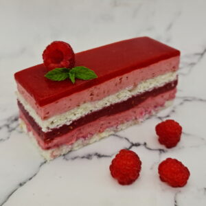 Gâteau framboises et coco