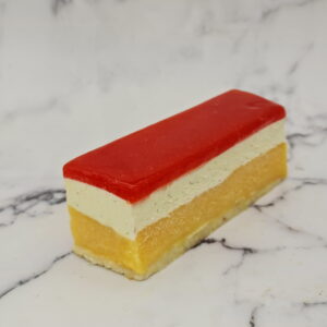 Gâteau pêche melba