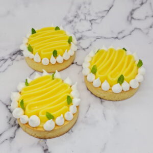 Tartelette citron et menthe