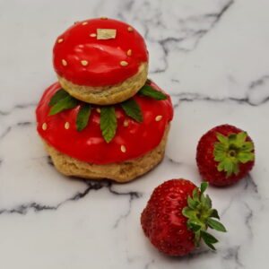 Religieuse fraise