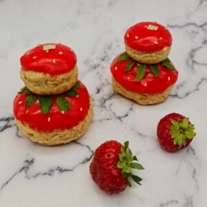 Religieuse fraise