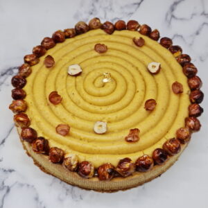 Tarte noisette et dulcey