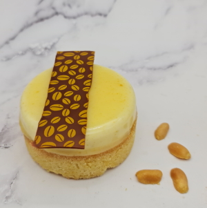 Tartelette vanille, caramel et cacahuète