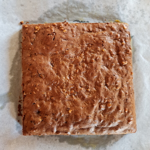 Brownie chocolat et ganache chocolat blanc