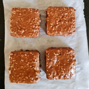 Brownie chocolat et ganache chocolat blanc