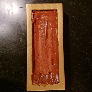 Bûche chocolat et praliné