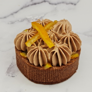 Tarte chocolat et orange