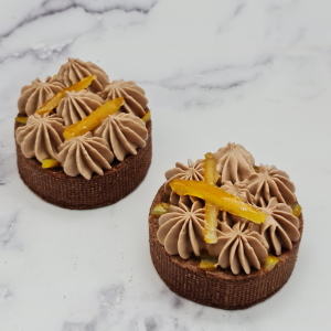 Tarte chocolat et orange