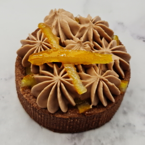 Tarte chocolat et orange