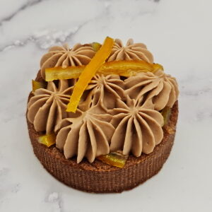 Tarte chocolat et orange