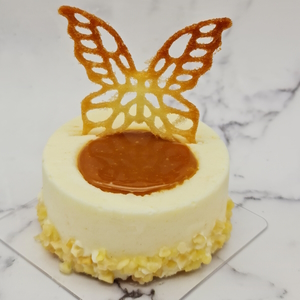 Bavarois poire et caramel