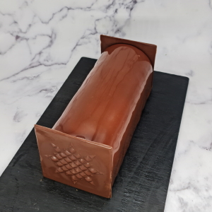 Bûche aux trois chocolats