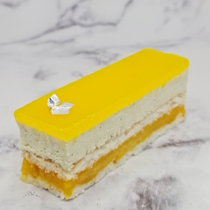 Gâteau mangue et fruit de la passion