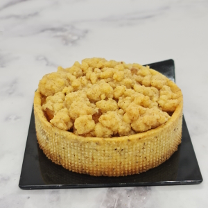 Tarte crumble aux pommes