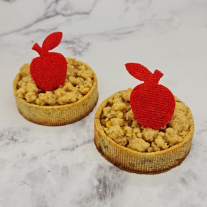 Tarte crumble aux pommes