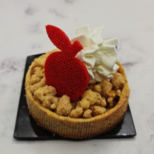 Tarte crumble aux pommes