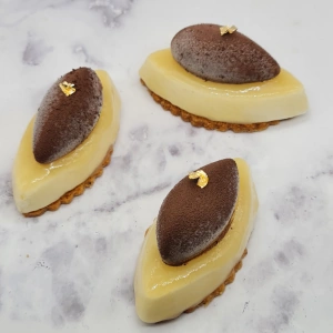 Tartelette poire et noisettes