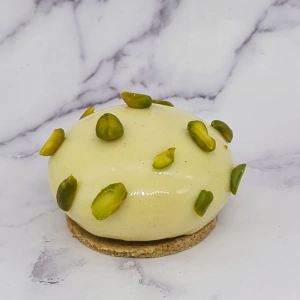 Entremet pure pistache