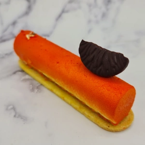 Entremet orange chocolat