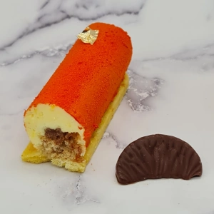 Entremet orange chocolat