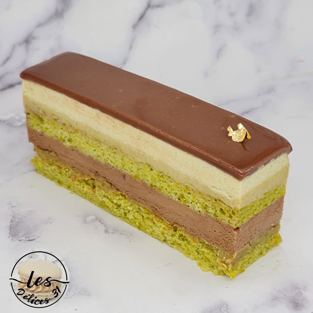 Gâteau pistache chocolat