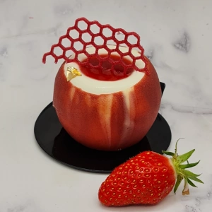 Panna cotta aux fraises