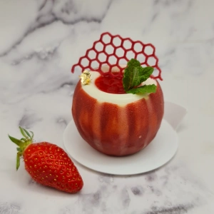 Panna cotta aux fraises