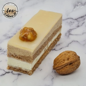 Gâteau poire et noix